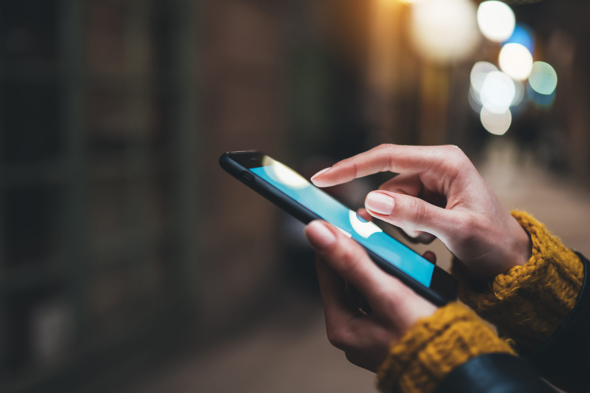 Phone in hand