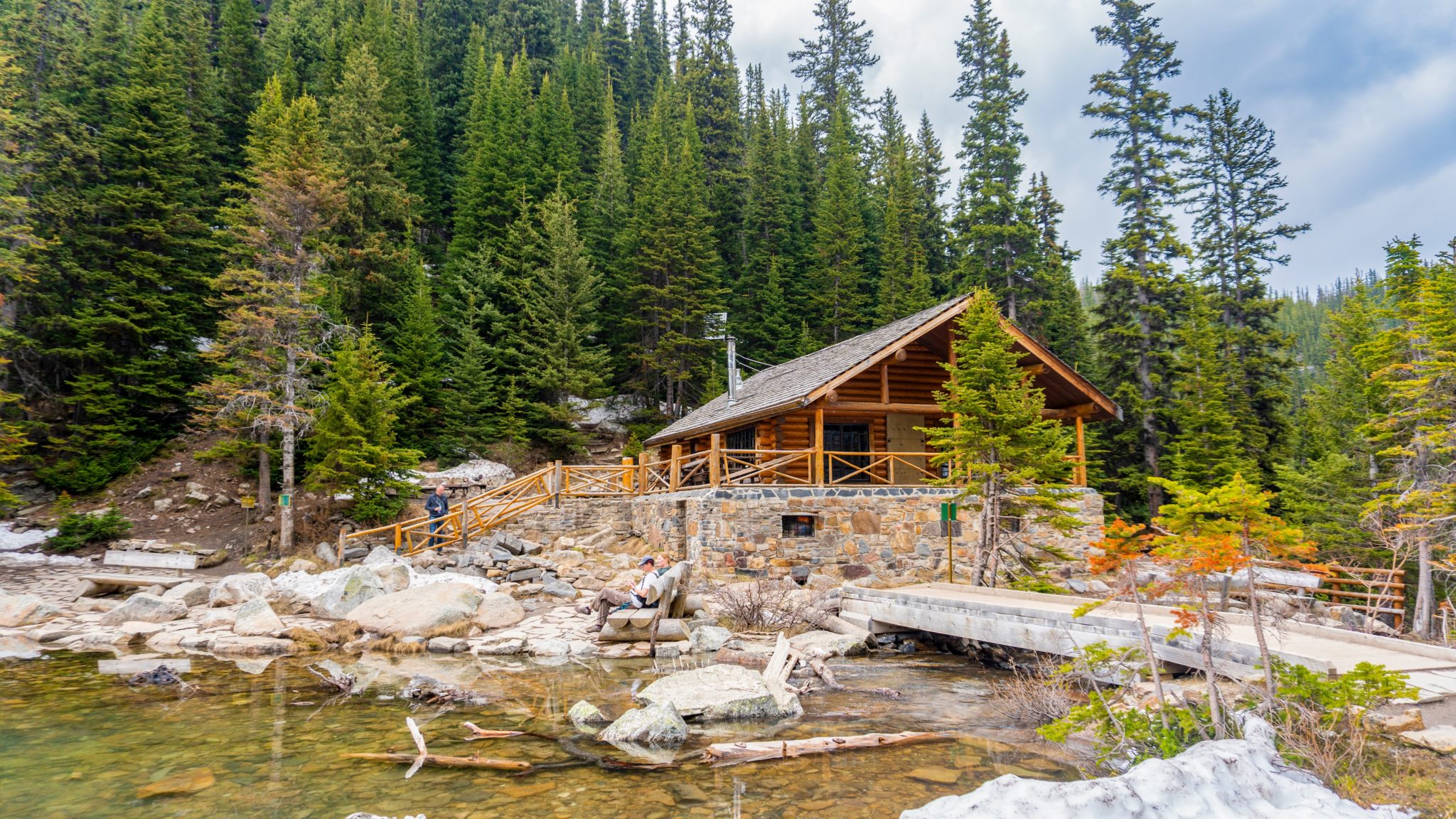 Cabin during day