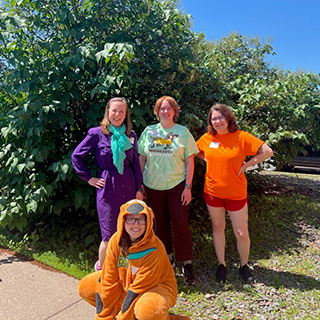 NCCYou members dressed as the Scooby Doo gang