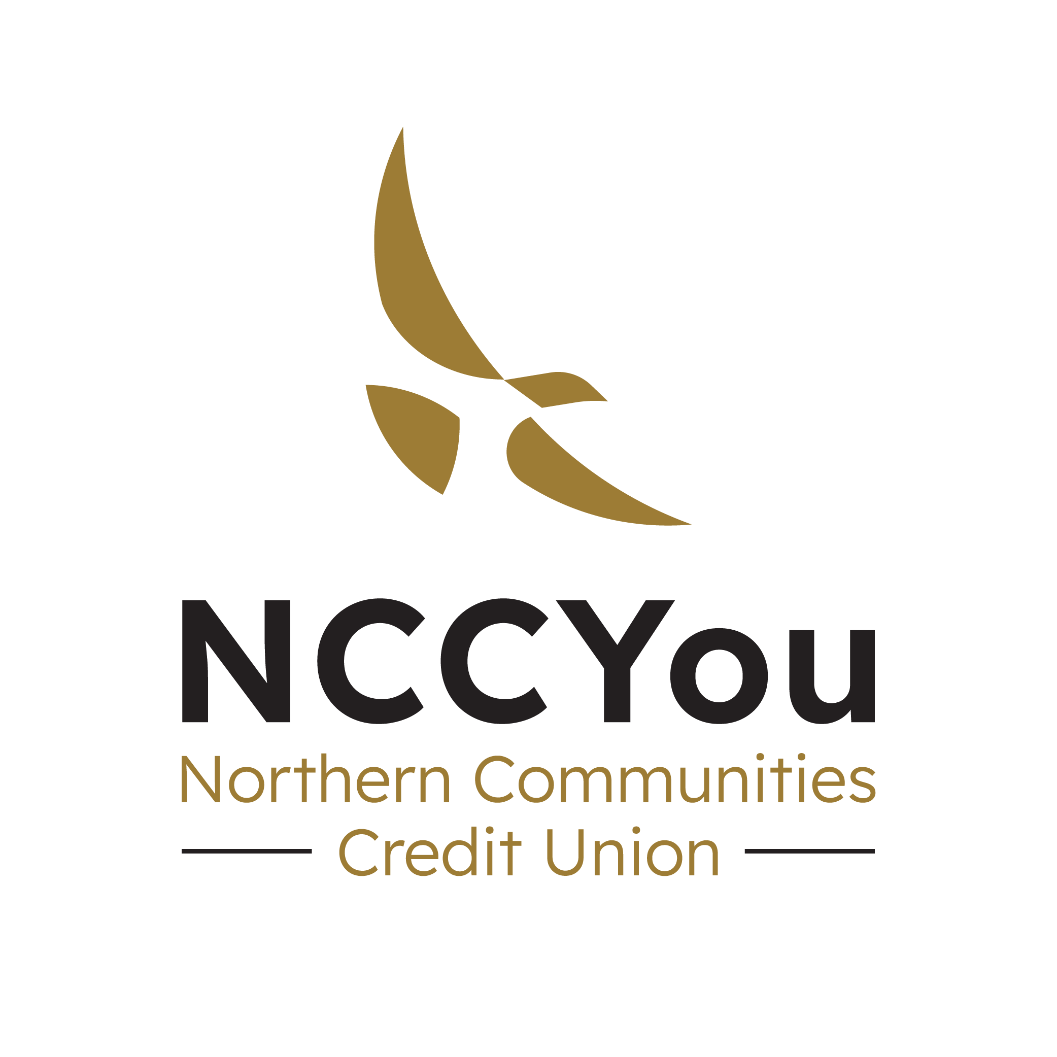 NCCYou Eagle icon beneath Northern Communities Credit Union